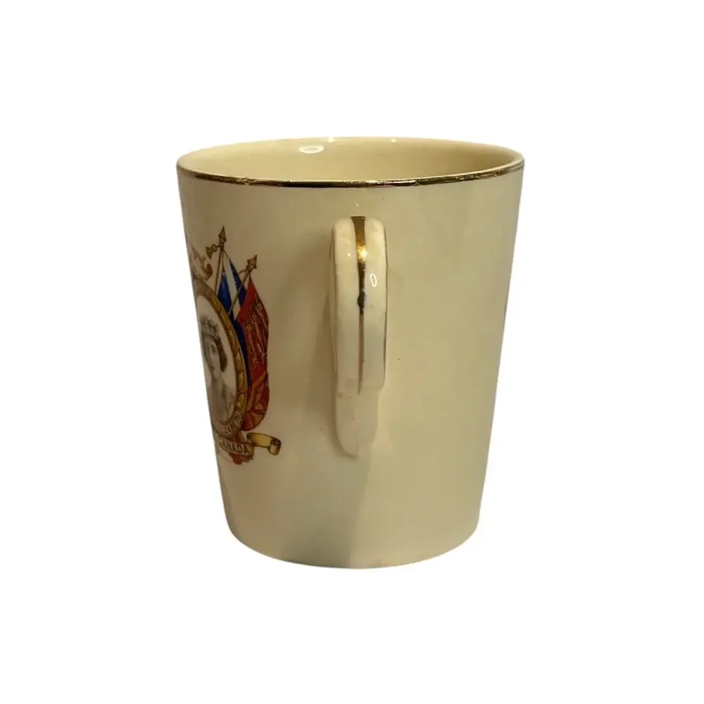 Vintage 1939 Royal Visit to Canada Cup - Porcelain, Made in England